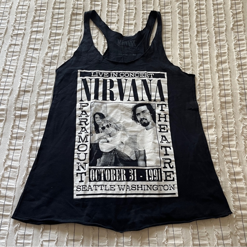Black Nirvana Concert Tank Top